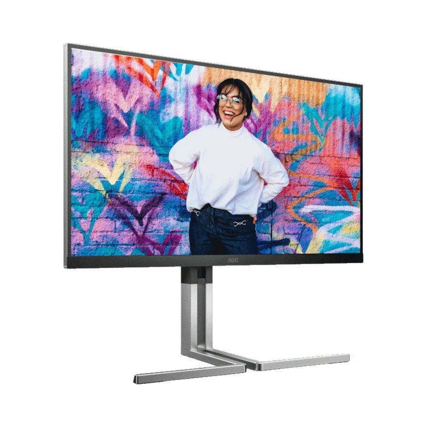 Monitor AOC 27'' Q27U3CV IPS 2.560x1.440 75Hz Pivot Height Speakers Black
