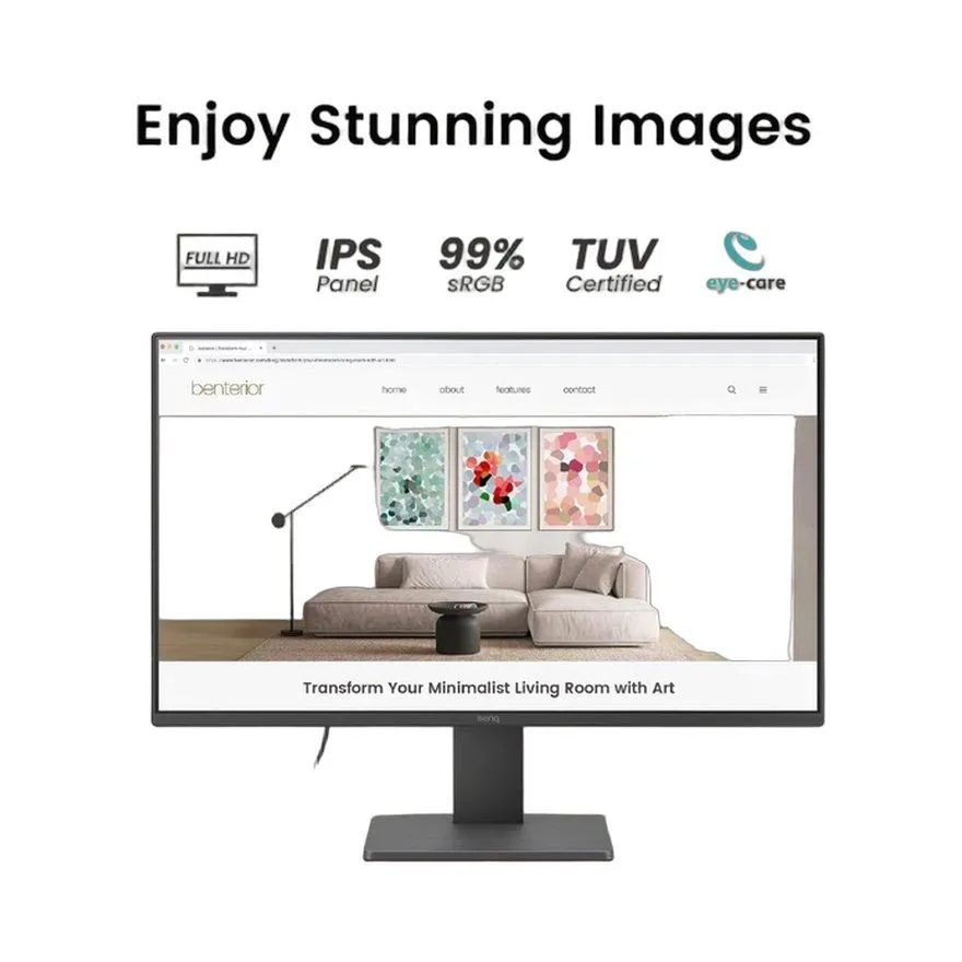 Monitor Benq 23.8'' GW2491 IPS LED Black