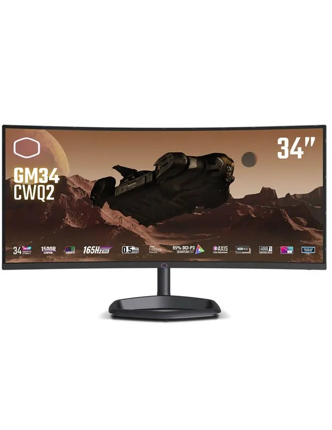 Monitor Cooler Master 34'' GM34-CWQ2 zakrivljen
