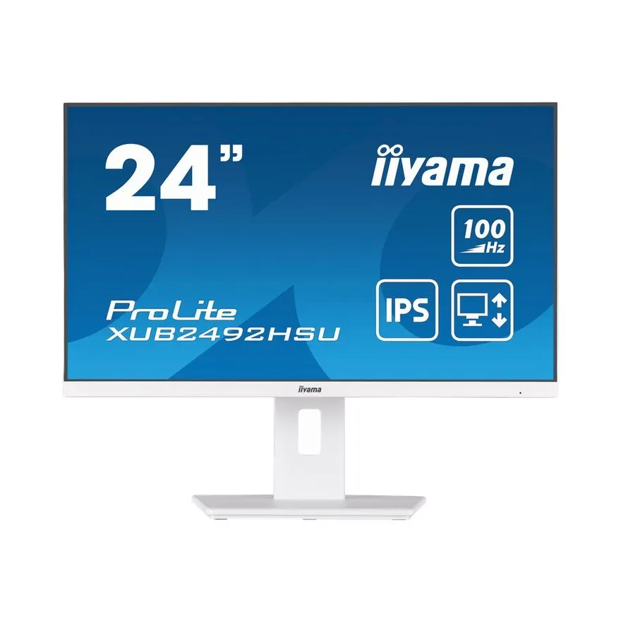 Monitor Iiyama 23.8'' XUB2492HSU-W6 IPS 0.4ms 100Hz FHD White