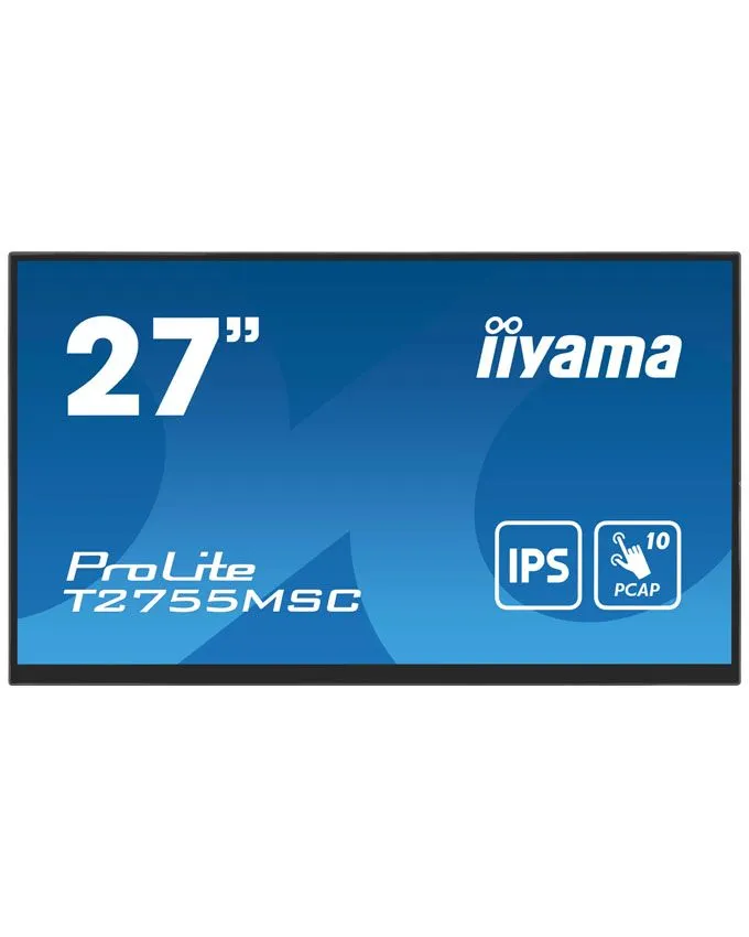 Monitor Iiyama 27'' ProLite T2755MSC-B1 Touchscreen Black