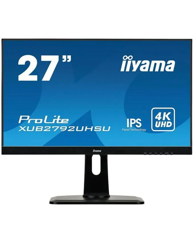 Monitor Iiyama 27'' Prolite XUB2792UHSU-B6 IPS 4K UHD Black