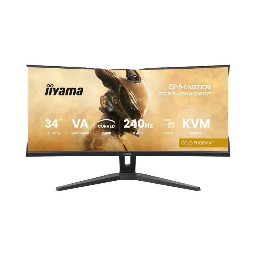 Monitor IIYAMA 34'' G-Master Gold Phoenix Curved 3440x1440 240Hz Black
