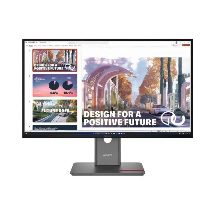 Monitor Lenovo 27" ThinkVision P27QD-40 IPS 2560x1440 120Hz 4ms USB-B USB-C 140W HDMI