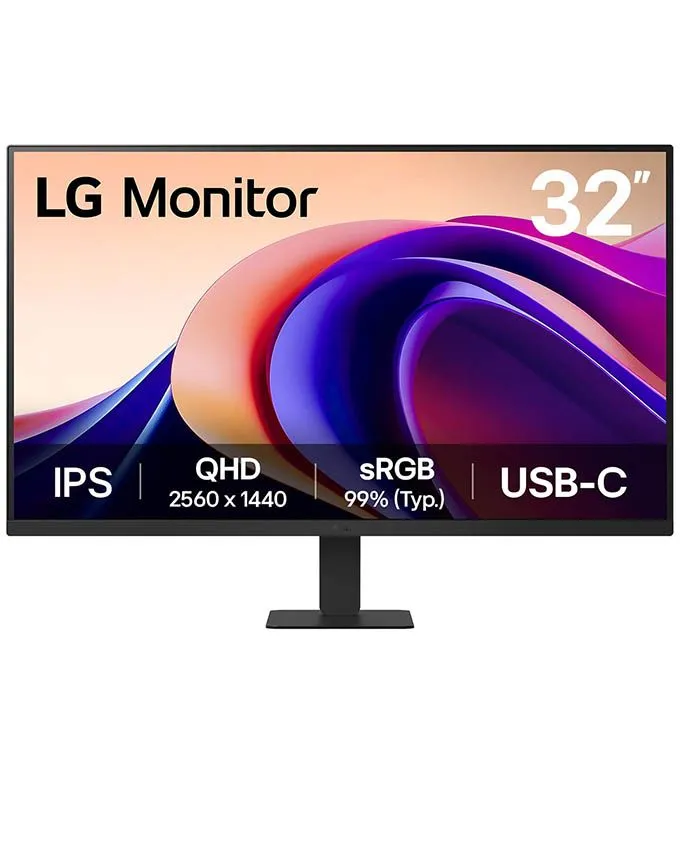 Monitor LG 32'' 32U631A-B IPS 2560x1440 100Hz 5ms HDMI USB Type C VESA Black