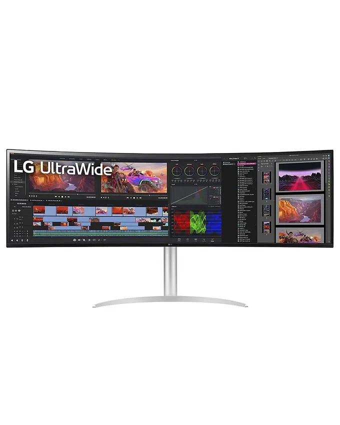 Monitor LG 49'' 49WQ95C-W UltraWide Dual QHD zakrivljen
