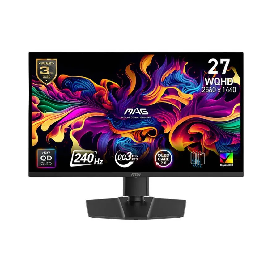 Monitor MSI 27'' MAG 271QP X24 240Hz 0.03ms Gaming QD-OLED Black