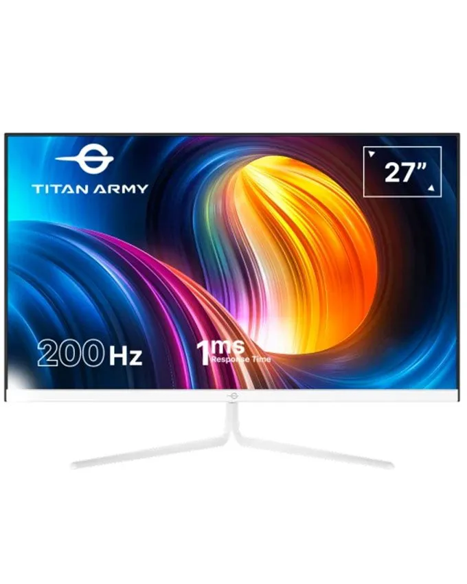 Monitor Titan Army 27 27G2R2-W / 2K / QHD / IPS / 200MHz / White