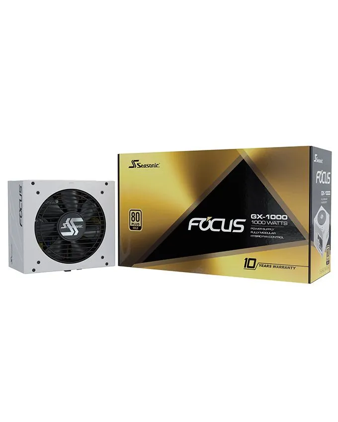 Napajanje Seasonic 1000W Focus GX-1000 80+ Gold Modularno White