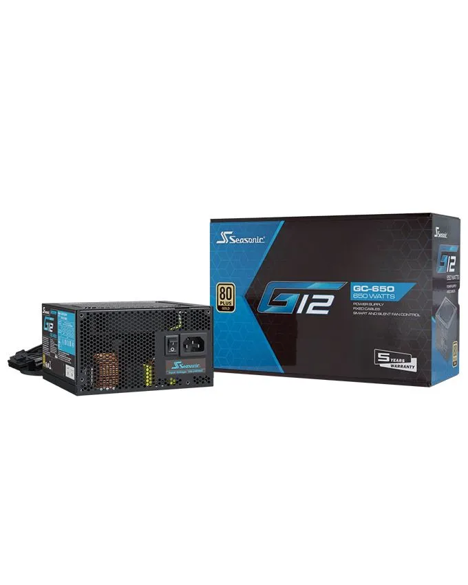 Napajanje Seasonic 650W G12 GC-650 80+ Gold SSP-650RT2