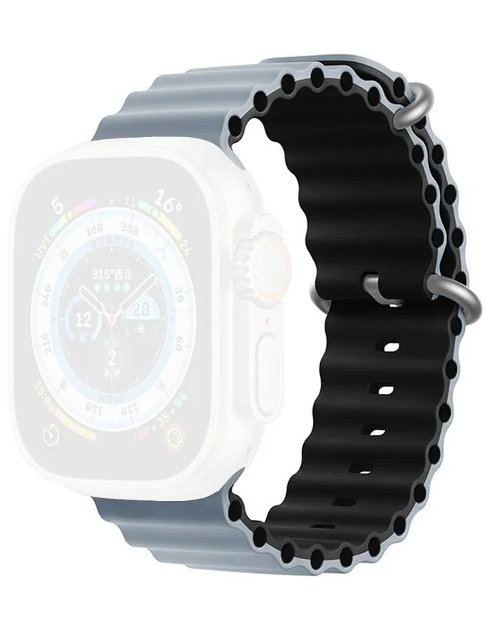 Narukvica za sat MOYE Ocean Strap Obsidian Mist/Black
