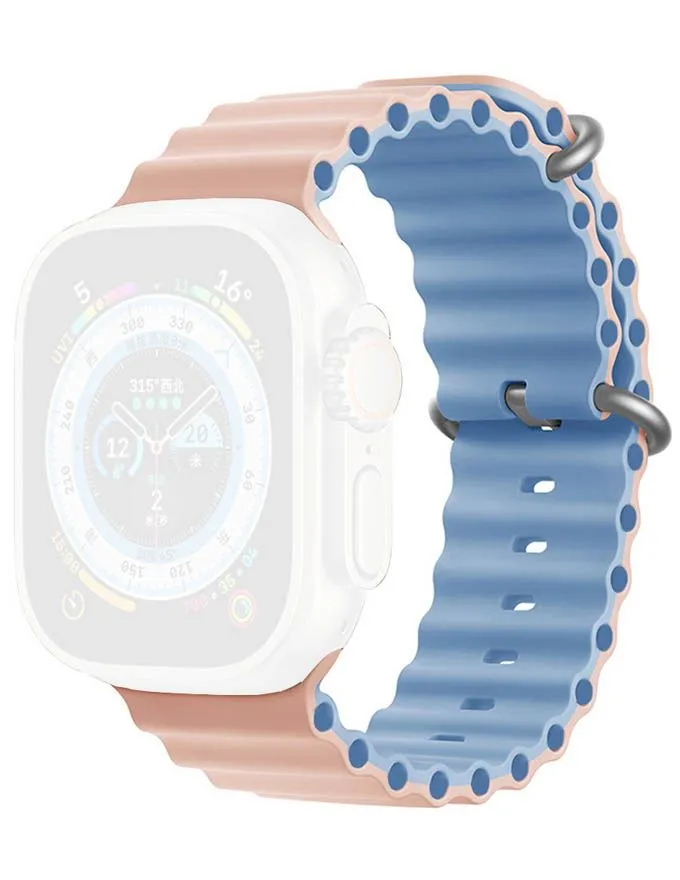 Narukvica za sat MOYE Ocean Strap Pink Sand/Blue Fog