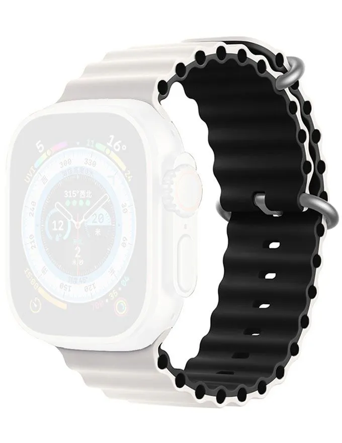 Narukvica za sat MOYE Ocean Strap White/Black