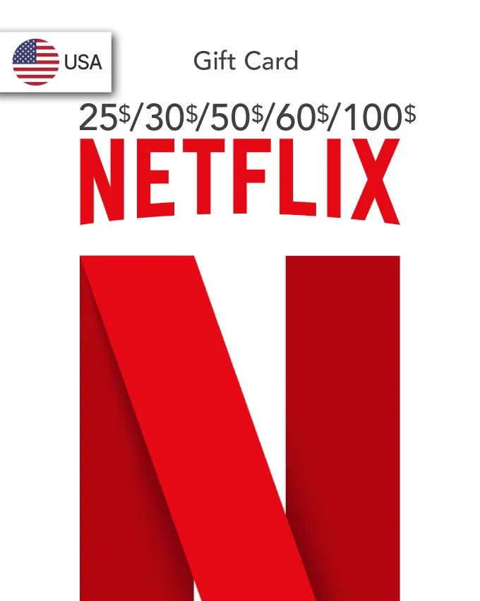 Netflix Gift Card (USA) / Digitalna dopuna (vaučer)