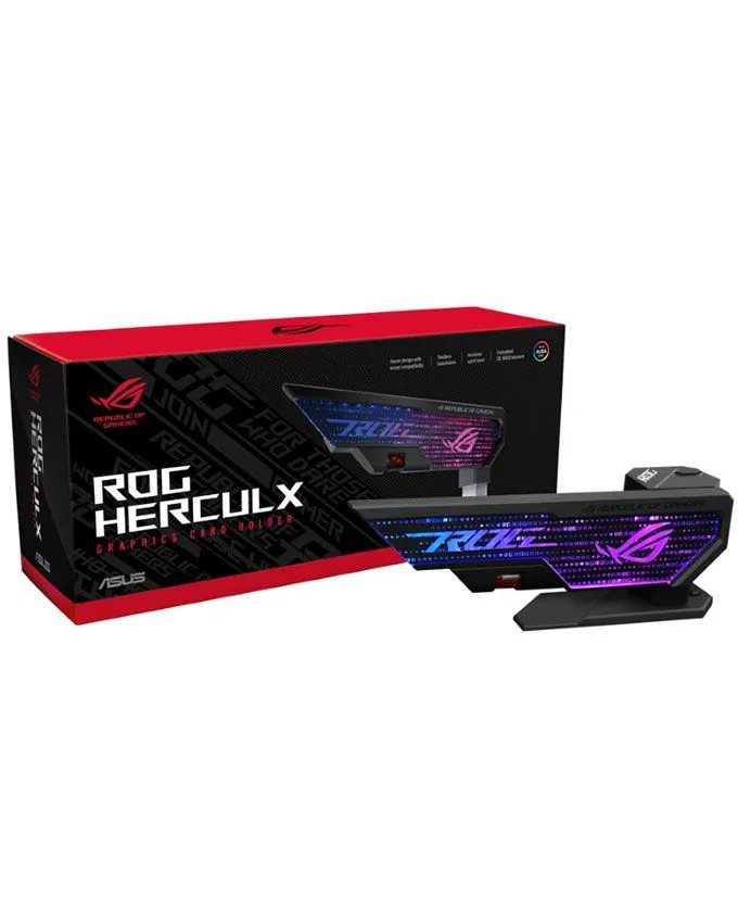 Nosač za grafičku ASUS XH01 ROG Herculx Graphics Card Holder Black
