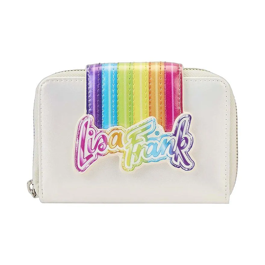 Novčanik Loungefly Lisa Frank Rainbow Logo Zip Around
