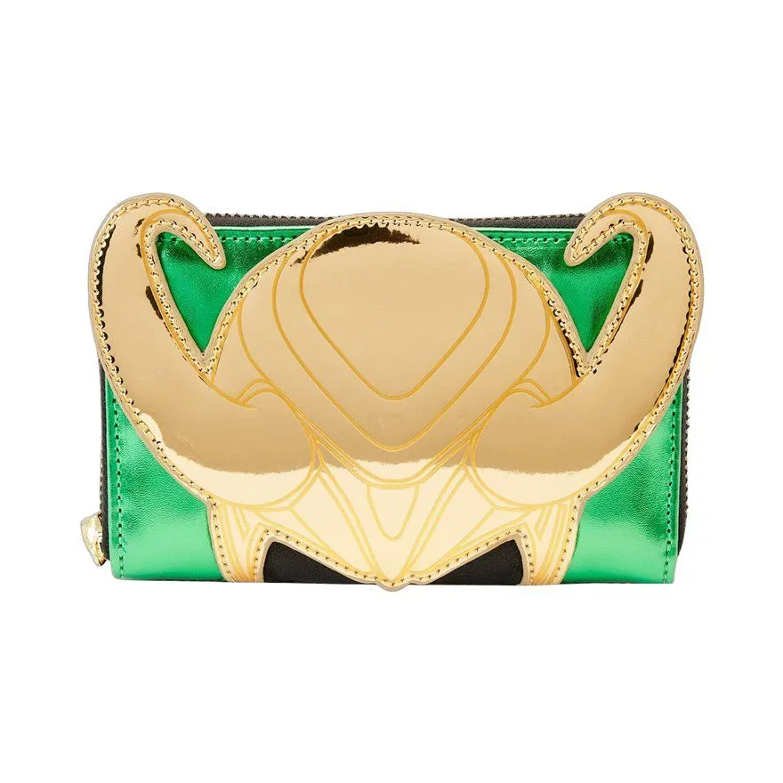 Novčanik Loungefly Marvel Shine Loki Zip Around
