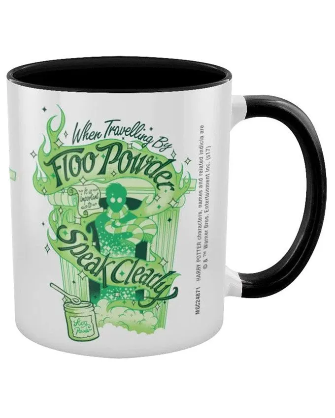 Šolja Harry Potter (Floo Powder) Black Mug