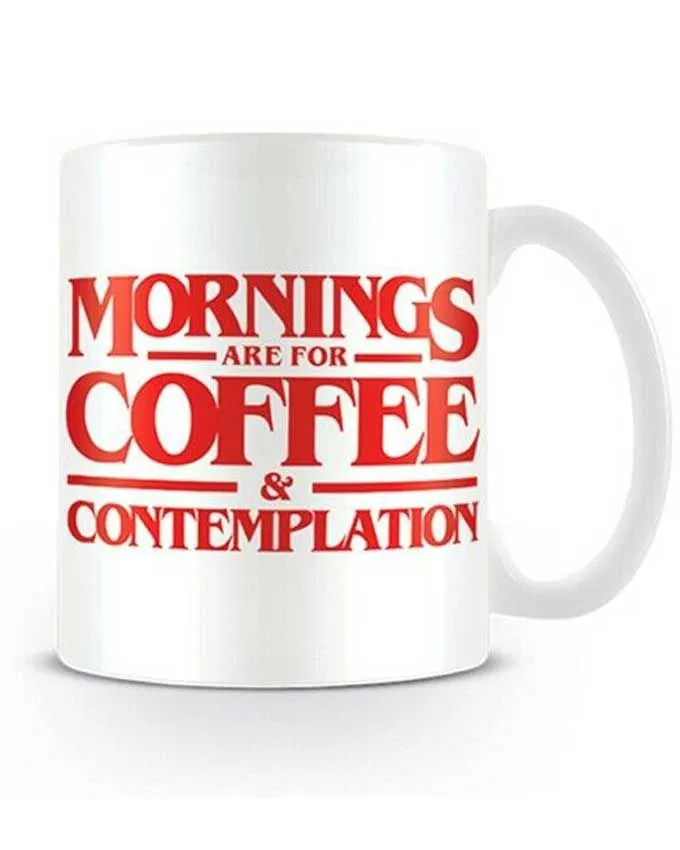 Šolja Stranger Things Coffee and Contemplation Mug