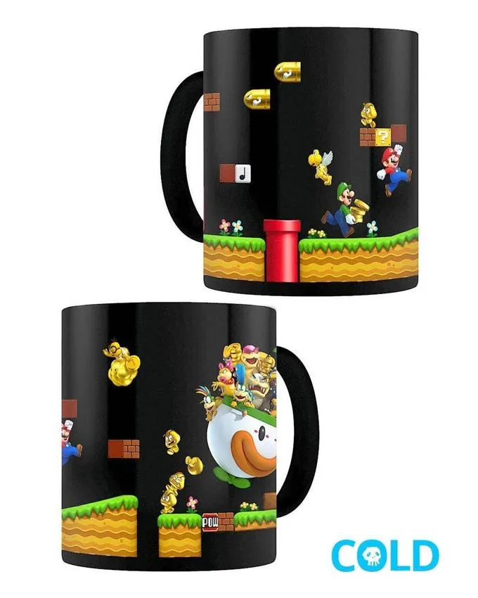 Šolja Super Mario (Gold Coin Rush) Heat Change Mug