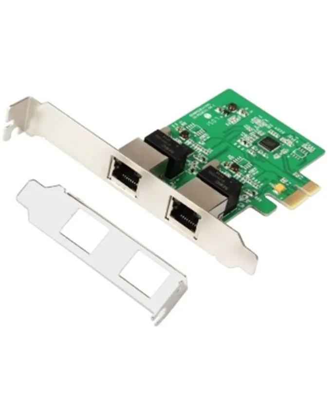 PCI-Express kartica E-Green 2-port Gigabit Ethernet