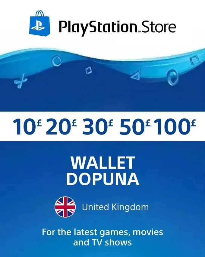 Playstation dopuna PSN (UK) - Digitalna dopuna