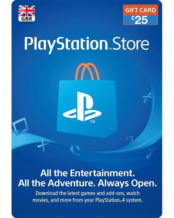 Playstation kartica za dopunu - PSN Store 25 funti (UK) Wallet Gift Card