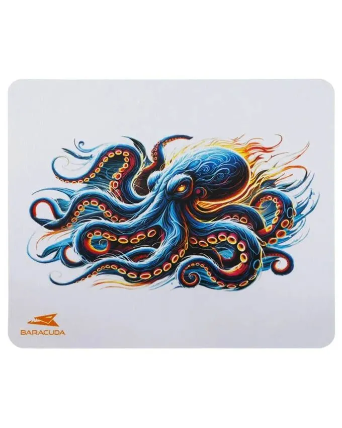 Podloga za miÅ¡ White Shark Baracuda Octopus M Tkanina Multicolor