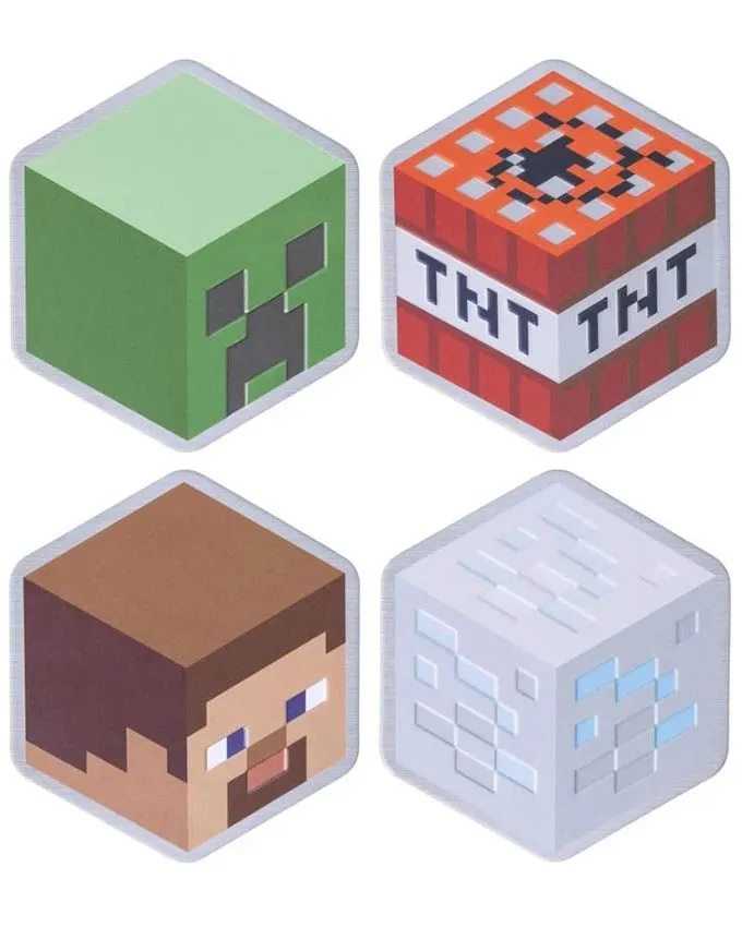 Podmetači Paladone - Minecraft Metal Coasters