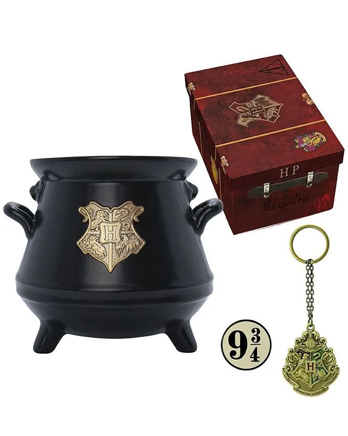 Poklon set Harry Potter - Šolja,Privezak, Bedž