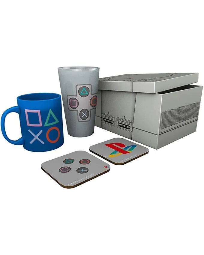 Poklon set Playstation - Čaša & Šolja & Podmetači