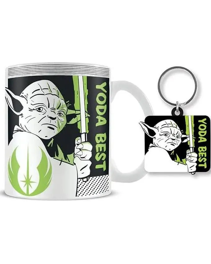 Poklon set Star Wars (Yoda Best) Mug & Keychain Set