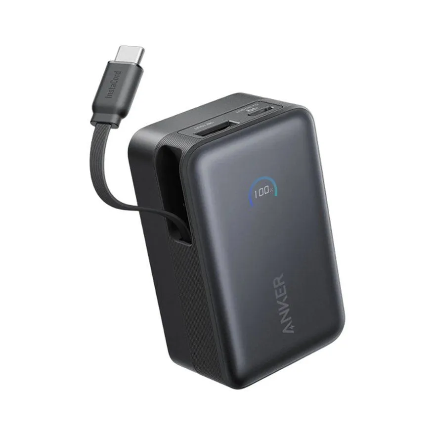 Power Bank Anker Nano 10.000mAh 45W USB-C Cable Black