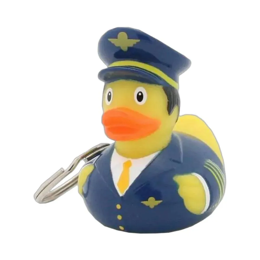 Privezak Lilalu Patkica Pilot Rubber Duck 5cm