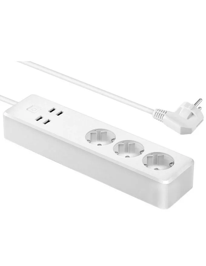 Produžni kabl Voltaic Smart Power Strip 3 EU Plugs + 4 USB Plugs 3680W 16A