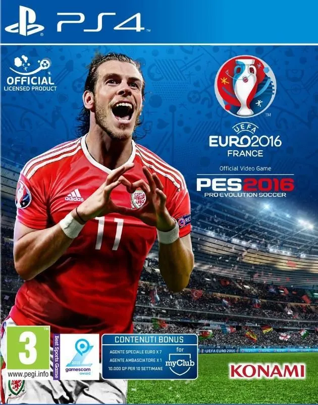 PS4 Pro Evolution Soccer 2016 EURO PES 2016