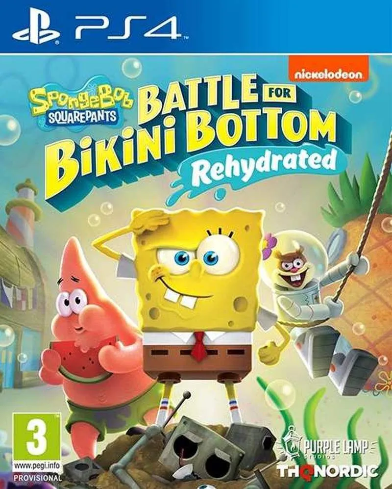 PS4 Spongebob SquarePants - Battle for Bikini Bottom - Rehydrated