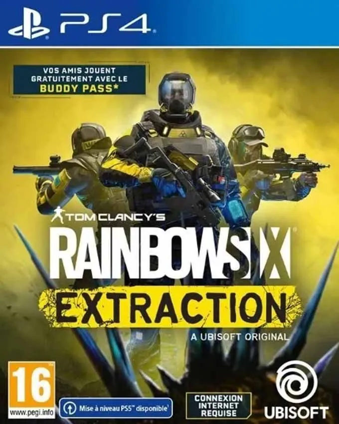 PS4 Tom Clancy's Rainbow Six: Extraction (French Box - Multi Language)