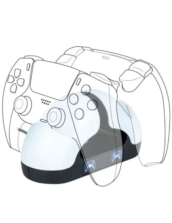 Punjač za Gamepad Nacon - Dual Charging Station V3 Playstation 5