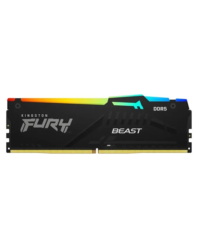Ram memorija Kingston DIMM DDR5 16GB 5200MT/s KF552C40BBA-16 Fury Beast RGB