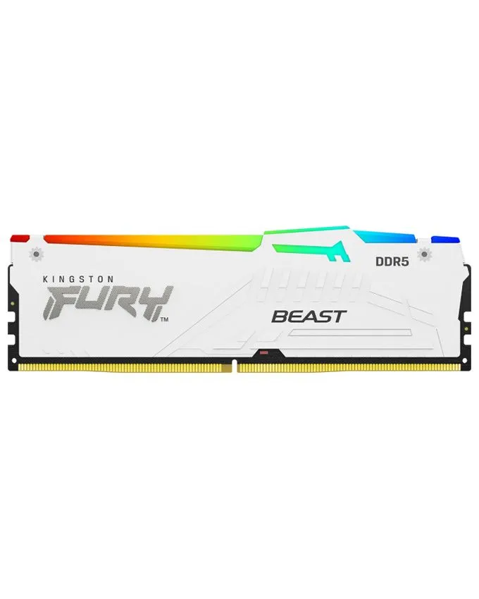 Ram memorija Kingston DIMM DDR5 16GB 7600MT/s KF576C38RWA-16 FURY Renegade Silver/White RGB XMP