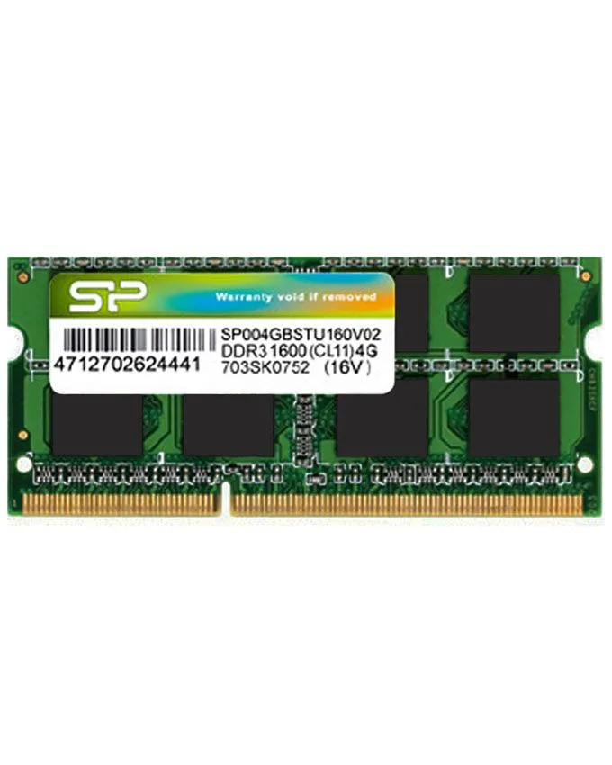 Ram memorija Silicon Power DDR3 4GB 1600MHz SODIMM SP004GBSTU160N02