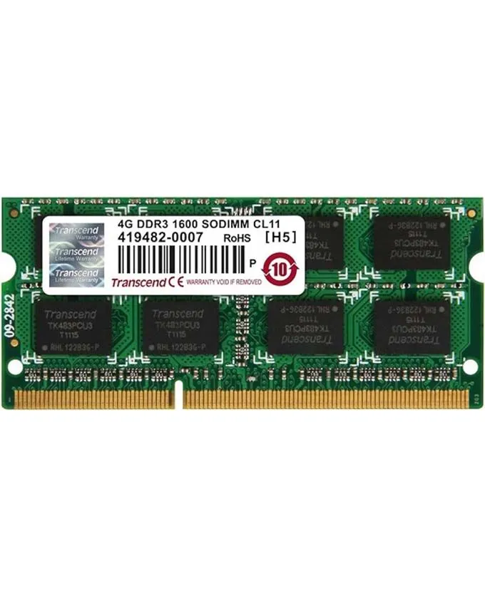 Ram memorija Transcend DDR3 4GB 1600MHz JM1600KSN-4G