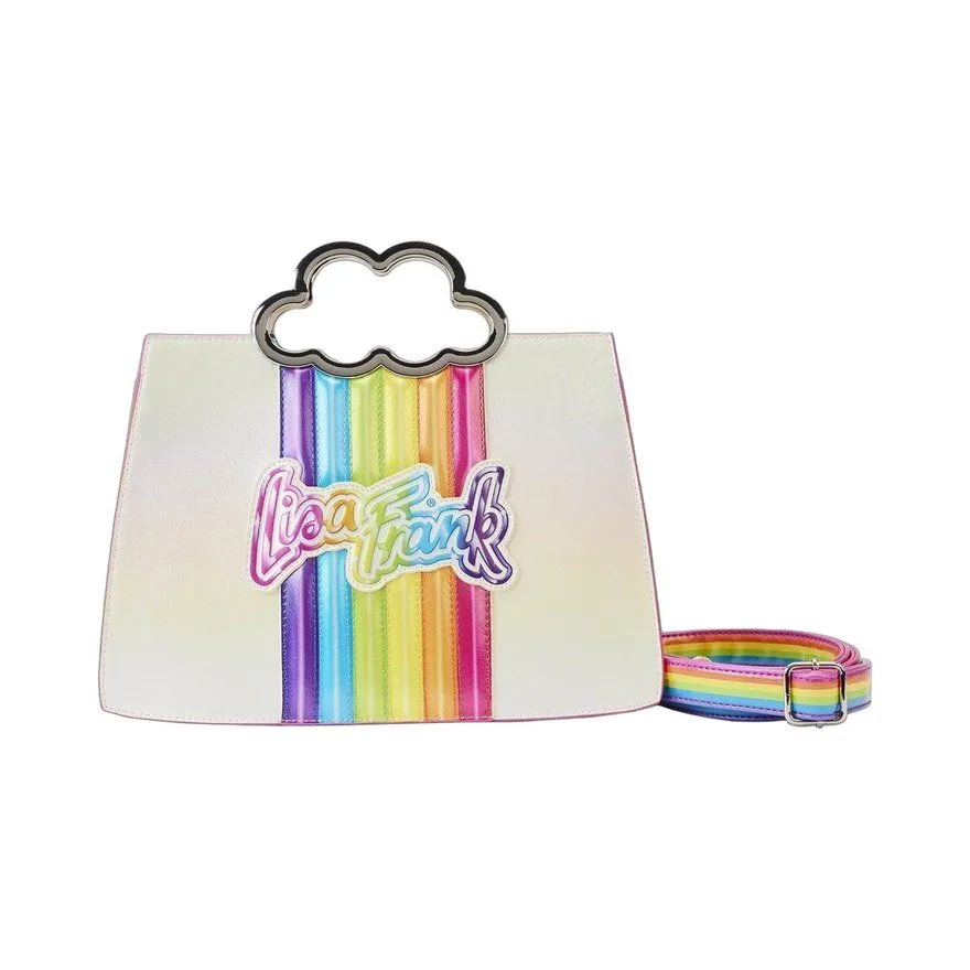 Ranac Loungefly Lisa Frank Rainbow Cloud Handle Chain Strapbody Bag
