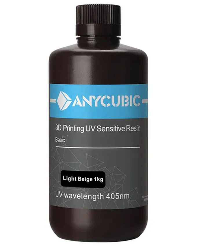 Resin Anycubic Basic Rigid Resin 1kg - Light Beige