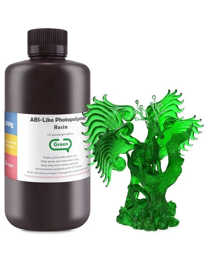 Resin Elegoo ABS Like Resin 1kg - Clear Green