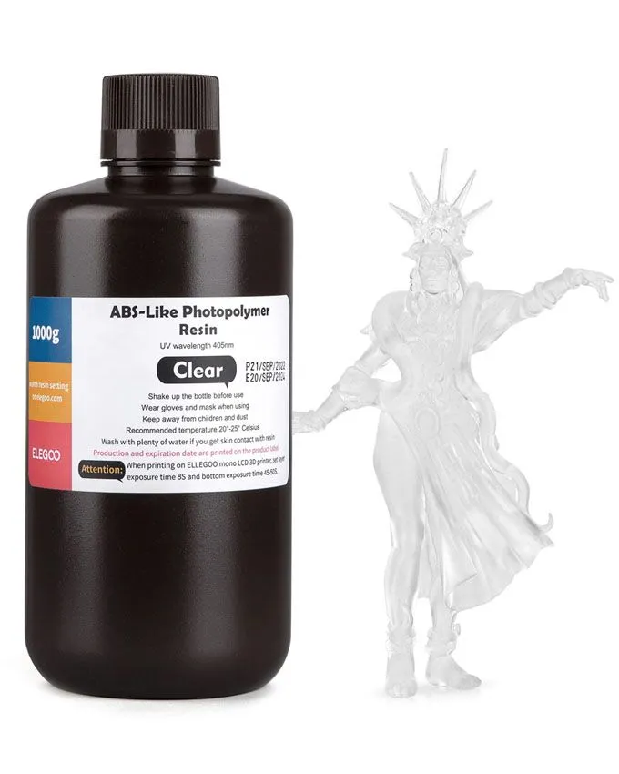 Resin Elegoo ABS Like Resin 1kg - Translucent