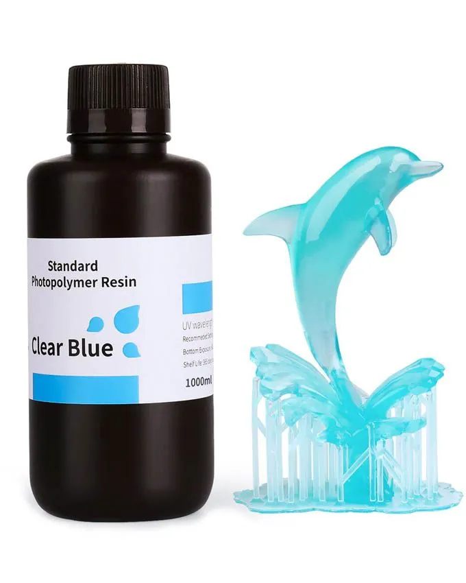 Resin Elegoo Standard 1kg - Clear Blue