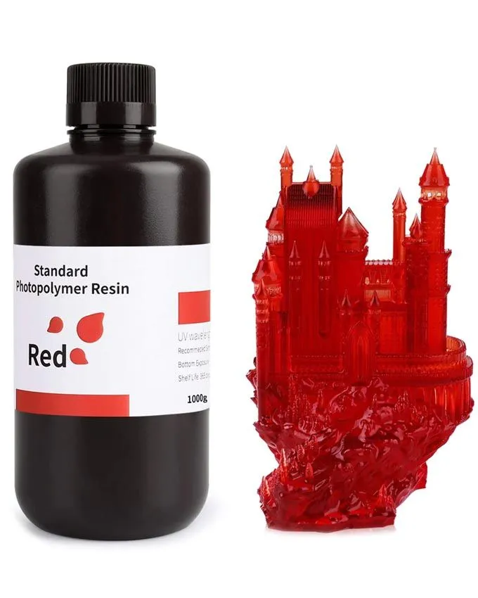 Resin Elegoo Standard 1kg - Clear Red