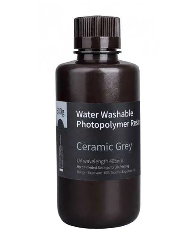 Resin Elegoo Water Washable 1kg - Ceramic Grey